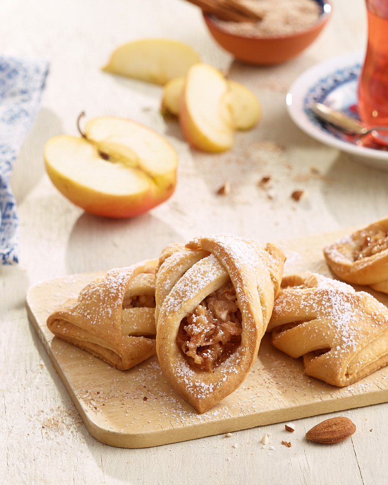 food-fotografei türkische apfeltaschen