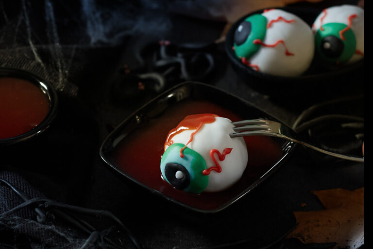 foodfotografie halloween augen