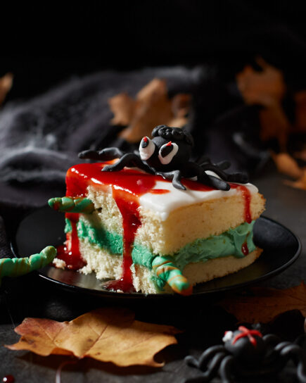 foodfotografie halloween spinnenkuchen