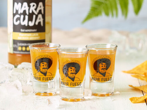 papa fuego maracuja shots foodfotografie