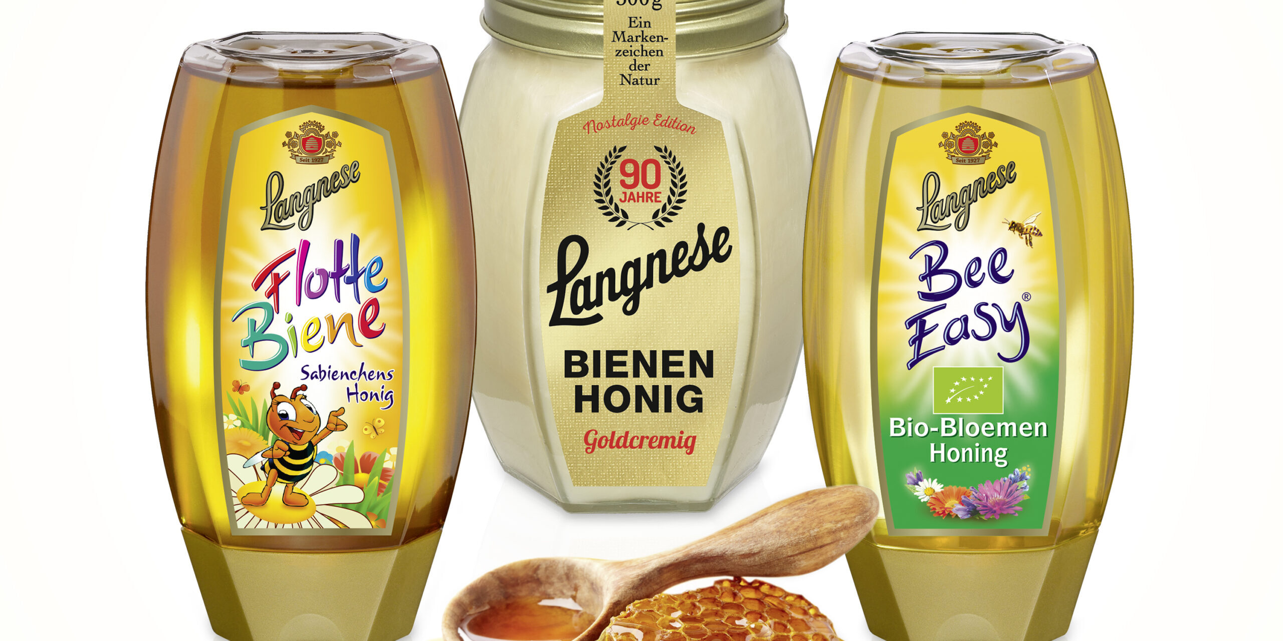 verpackungsdesign etiketten langnese