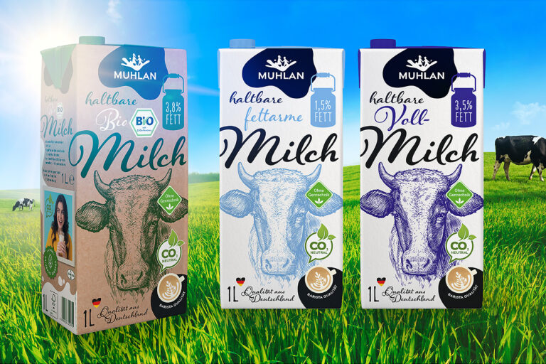 modernes verpackungsdesign lebensmittel milch